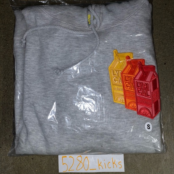 triple patch lyrical lemonade hoodie